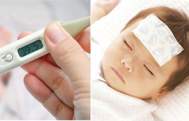 Sốt cao là triệu chứng thường gặp ở trẻ bị sốt xuất huyết