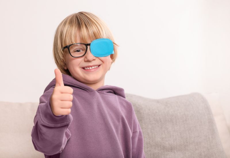 Liệu pháp thị giác bao gồm các bài tập giúp cải thiện khả năng phối hợp hoạt động hai mắt, nhận thức hình ảnh đa chiều và thị lực.