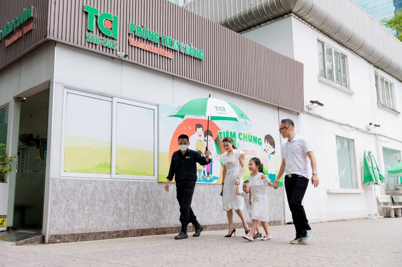 Phòng tiêm chủng TCI từ lâu là điểm tiêm chủng của nhiều gia đình.