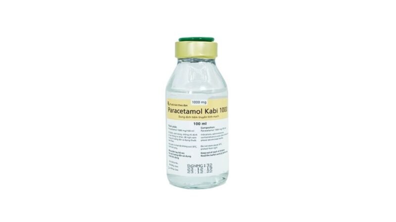 Paracetamol Kabi 1000 là thuốc được bào chế dưới dạng dung dịch truyền