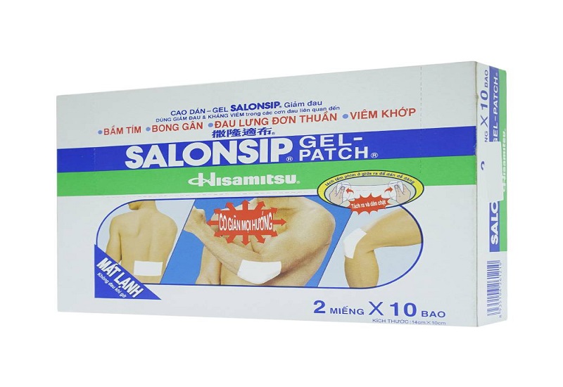 Lưu ý về cách sử dụng miếng dán Salonsip