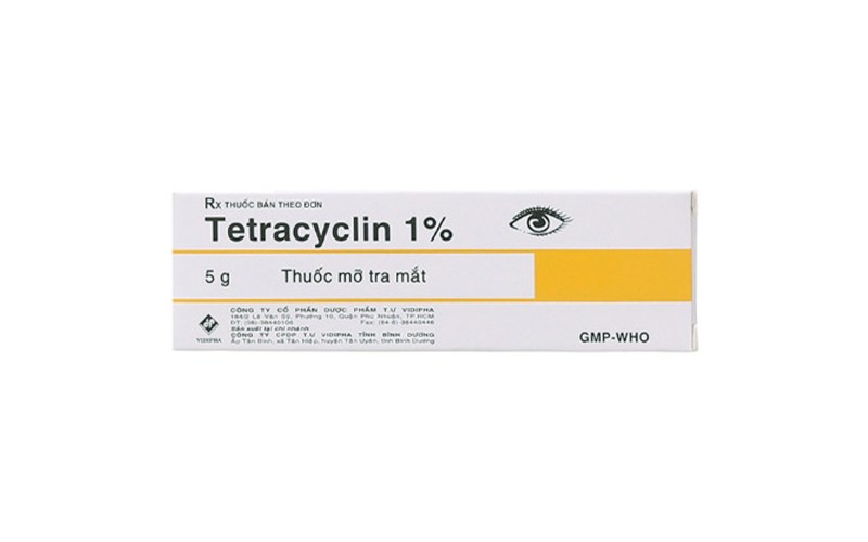 thuốc mỡ tra mắt Tetracyline 1%