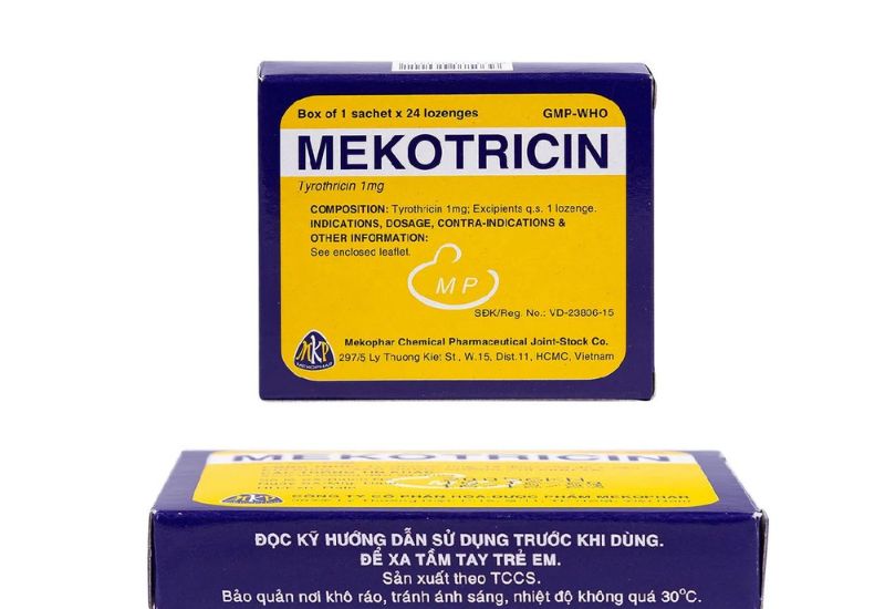 Tác dụng phụ và tương tác thuốc Mekotricin