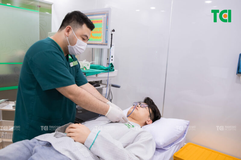 Quy trình đo áp lực thực quản HRM tại TCI