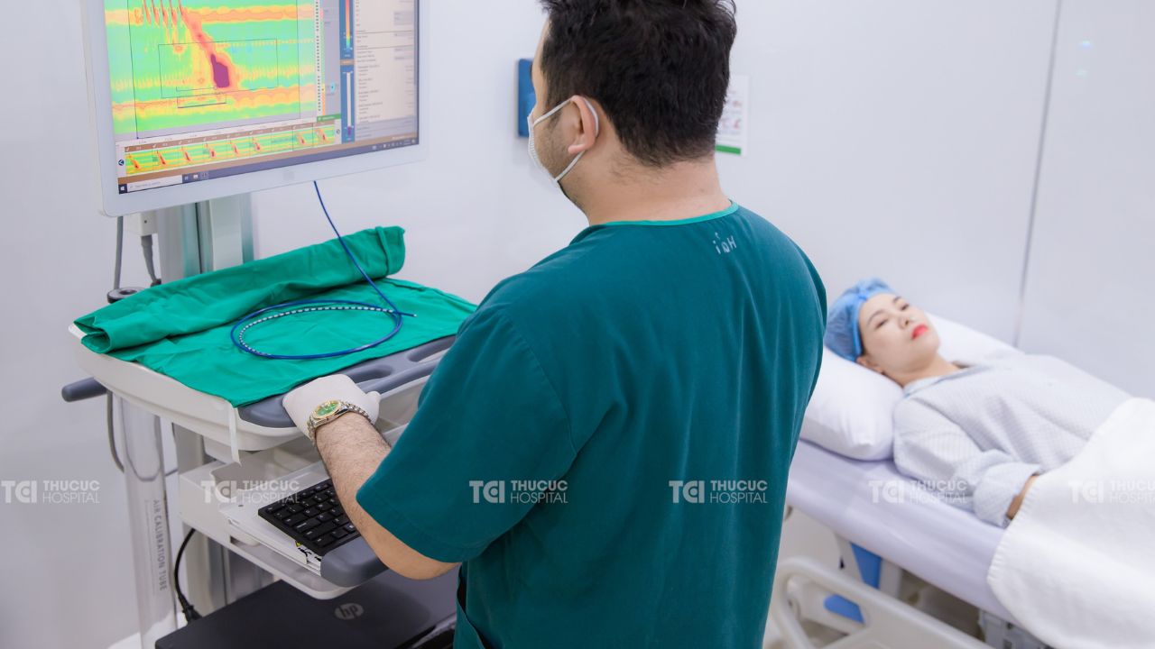 Kỹ thuật đo áp lực và nhu động thực quản độ phân giải cao (HRM)
