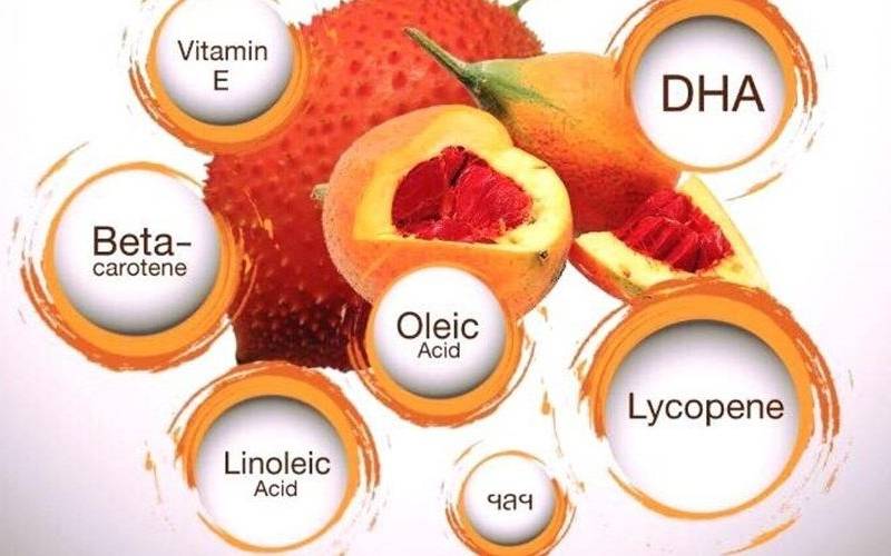 dầu gấc có chất gì