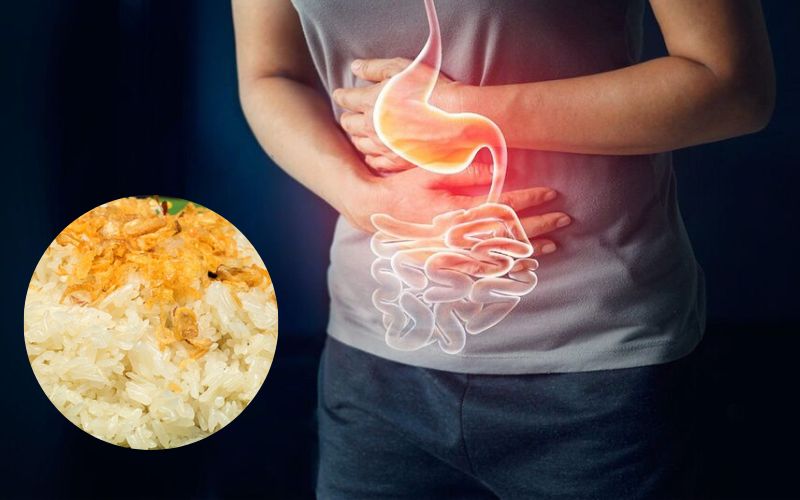 Mối liên hệ giữa ợ chua và đồ nếp