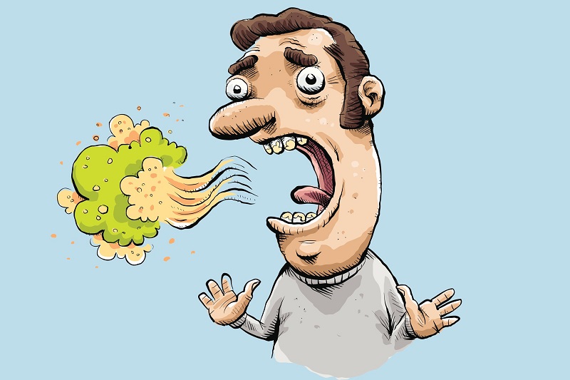 Một trong những nguyên nhân gây hôi miệng là do bị vôi răng