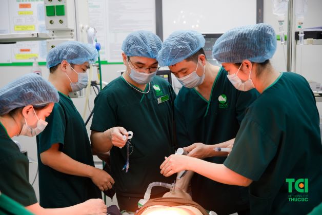 Bệnh nhân sẽ được gây mê nội khí quản để đảm bảo an toàn khi thực hiện