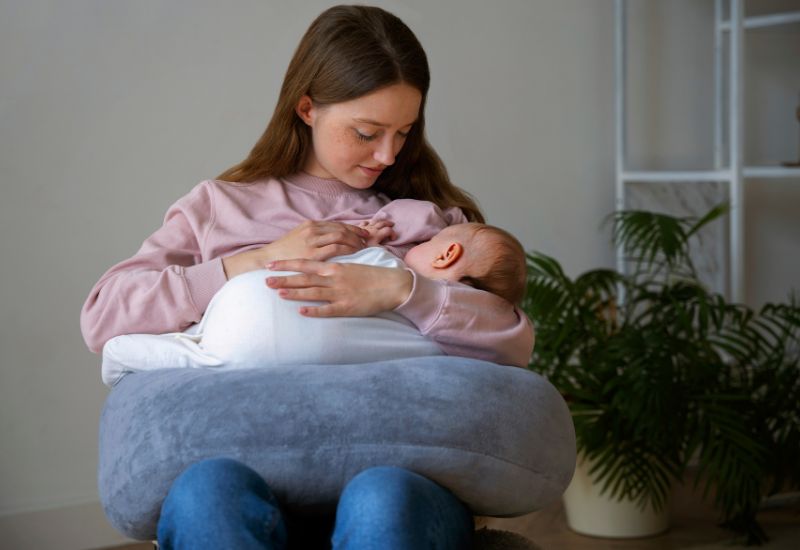 Cho trẻ bú mẹ nhiều hơn để cung cấp nước và tăng cường miễn dịch.