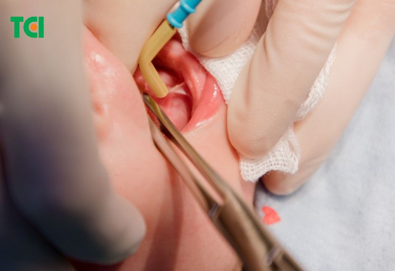 Trong đa số trường hợp, trẻ sau khi cắt thắng lưỡi sẽ không bị sốt.